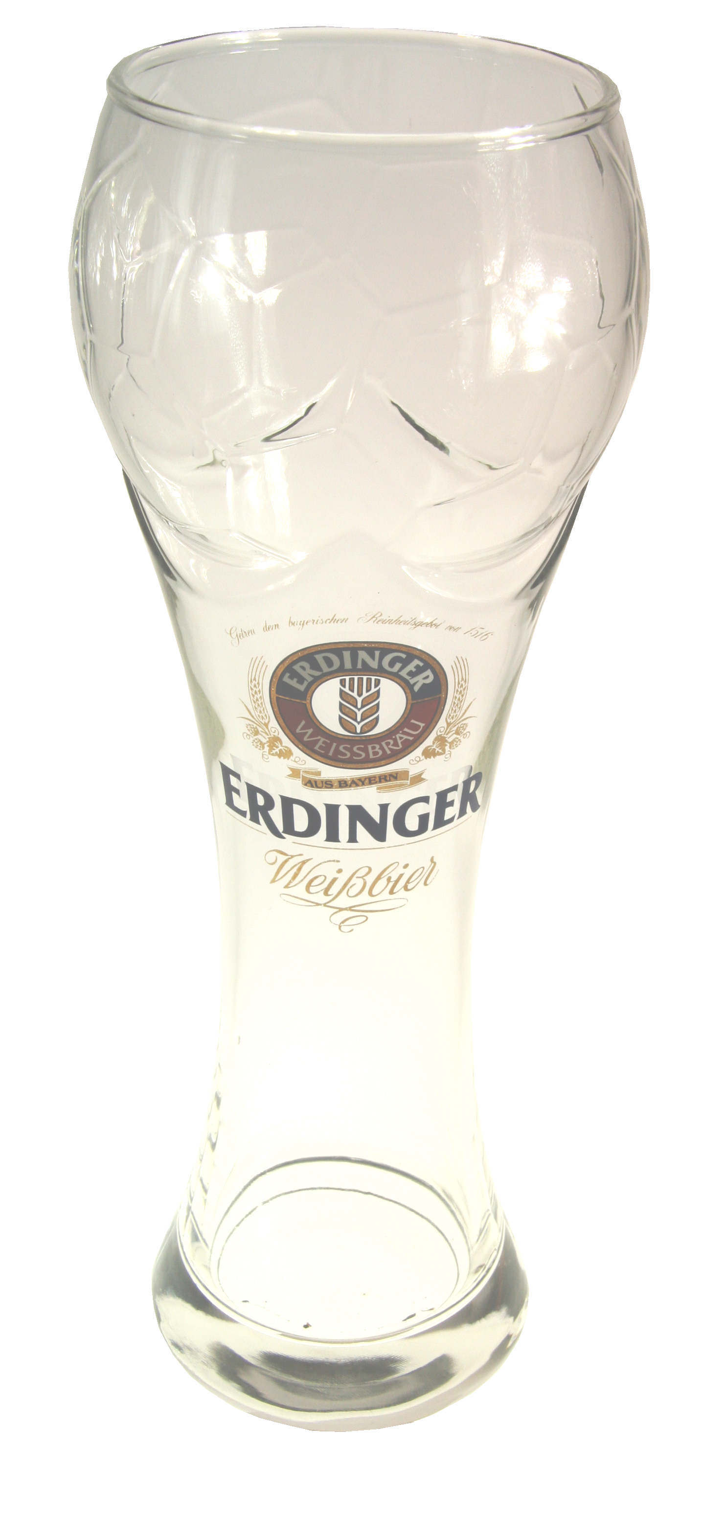 Weizenbierglas - Erdinger Fussball Cup  0,5l 